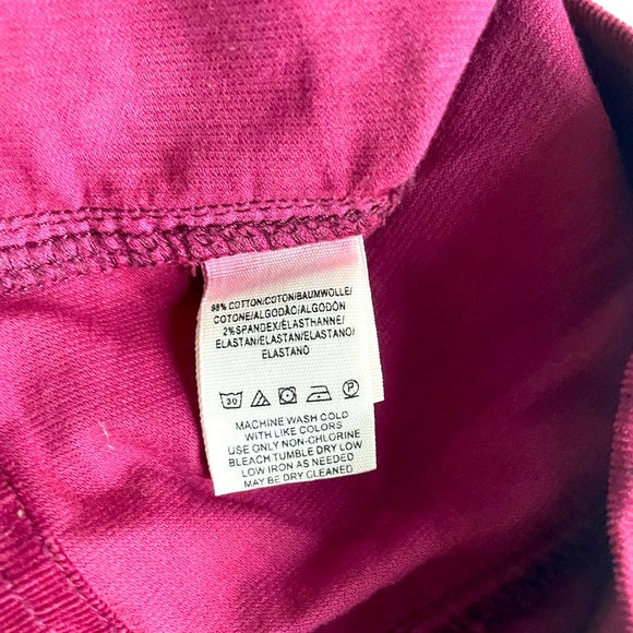 Free People corduroy mini skirt - Burgundy - Picture 4 of 4